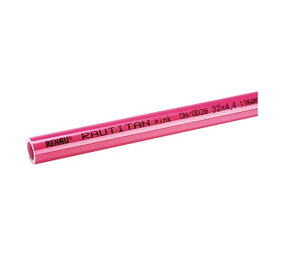 Труба REHAU RAUTITAN pink+, 32x4.4, штанга 6 м 1