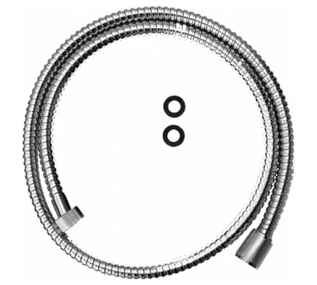 Хромированный шланг для гигиенического душа Paffoni 120 см. 1/2"х1/2" хром ZFLO030CR 00255316
