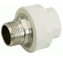 Муфта КРОСС PPRC комб. разъемная 25х3/4 нар. 62698