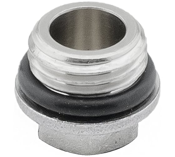 Заглушка PROFACTOR с наружной резьбой и уплотнением никелированная 1/4" PF TF 33R