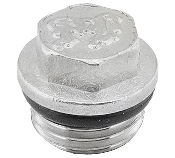 Заглушка PROFACTOR с наружной резьбой и уплотнением никелированная 1/4" PF TF 33R