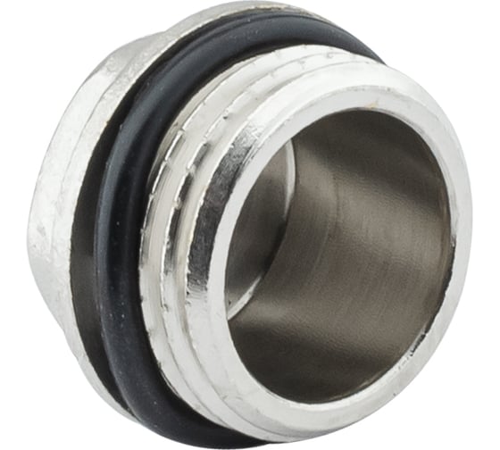 Заглушка PROFACTOR с наружной резьбой и уплотнением никелированная 1/2" PF TF 35R