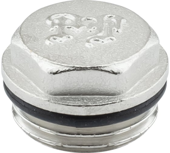 Заглушка PROFACTOR с наружной резьбой и уплотнением никелированная 1/2" PF TF 35R