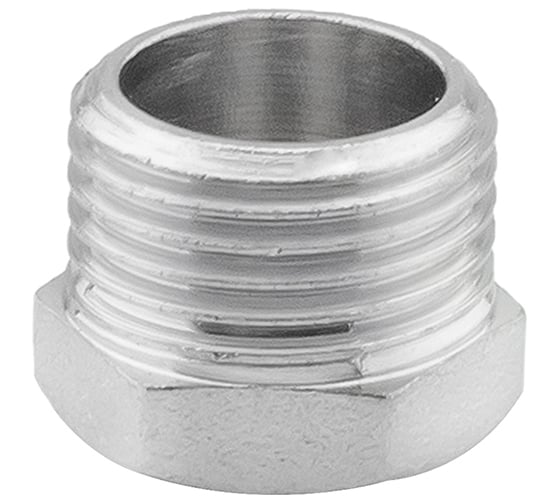 Заглушка PROFACTOR с наружной резьбой никелированная 1/2" PF TF 35