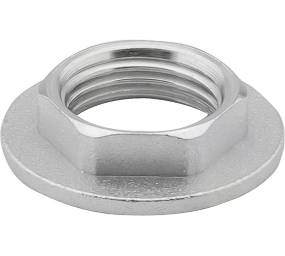 Контргайка PROFACTOR с ребордой никелированная 1/2" PF TF 45