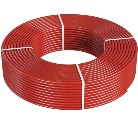 Труба KRATS PE-Xa/EVOH 16x2,0 бухта 500м с антидиффузионным слоем, красная K-PEXa-r16-20-500