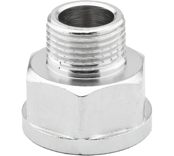 Удлинитель переходной никелированный PROFACTOR в/н 1/2" х 3/8"- 15 мм PF TF 103