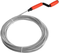 Трос сантехнический оцинкованный GRIALE с вращающейся ручкой диаметр 6 мм, длина 10 метров GR9632074