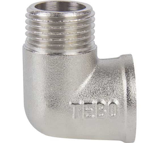 Угольник TEBO ВН/НАР 1/2" латунь T-ЛР.Уг.2.12.CN