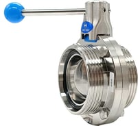 Затвор дисковый Архимед NIOB резьба/резьба, 4303-DN100-AISI-304