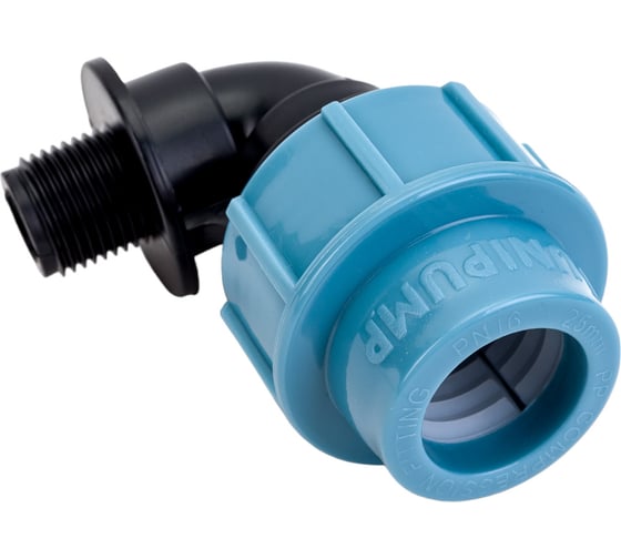 Отвод с наружной резьбой (90°; 25х1/2") Unipump 93689