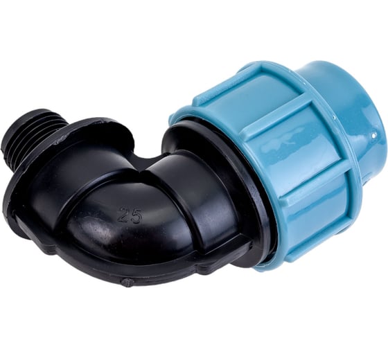 Отвод с наружной резьбой (90°; 25х1/2") Unipump 93689