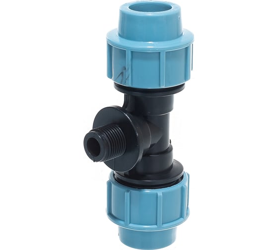 Тройник с наружной резьбой (25 мм, 1/2") Unipump 37823