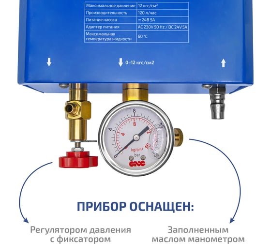 Электрический опрессовочный насос МЕГЕОН 98112 к0000402869
