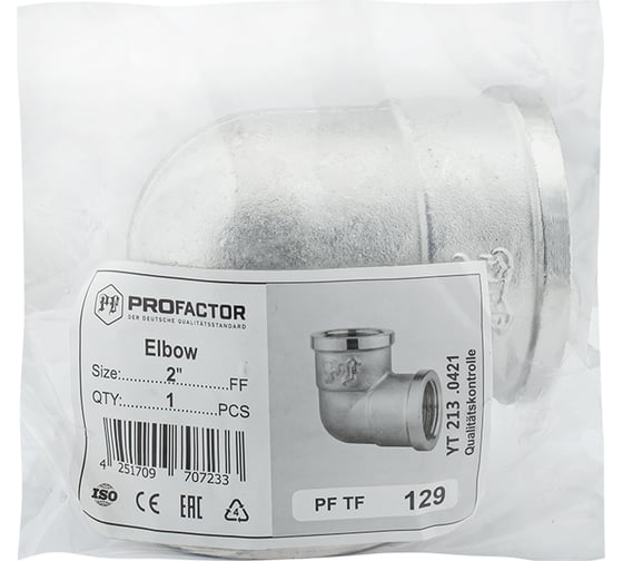 Уголок никелированный PROFACTOR в/в 2" PF TF 129
