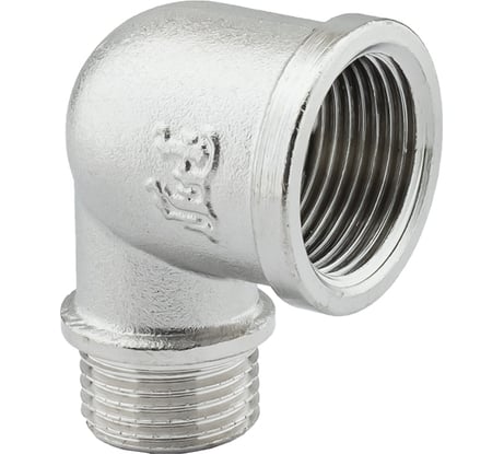 Уголок с ребордой никелированный PROFACTOR в/н 3/4" х 1/2" PF TF 132