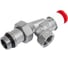 Угловой осевой термостатический клапан GEKON 1/2"ВР GK 7625 12 1