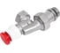 Угловой осевой термостатический клапан GEKON 1/2"ВР GK 7625 12 2