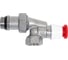 Угловой осевой термостатический клапан GEKON 1/2"ВР GK 7625 12 3