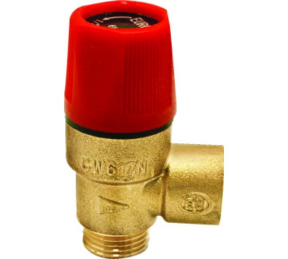 Клапан предохранительный KROMWELL 1/2", 6 бар EU.ST6186032 12_k