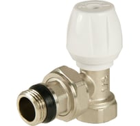 Регулирующий клапан для радиатора СТМ ручной угловой (с уплотнительным кольцом) 1/2" CTM ТЕРМО CARAVHS12