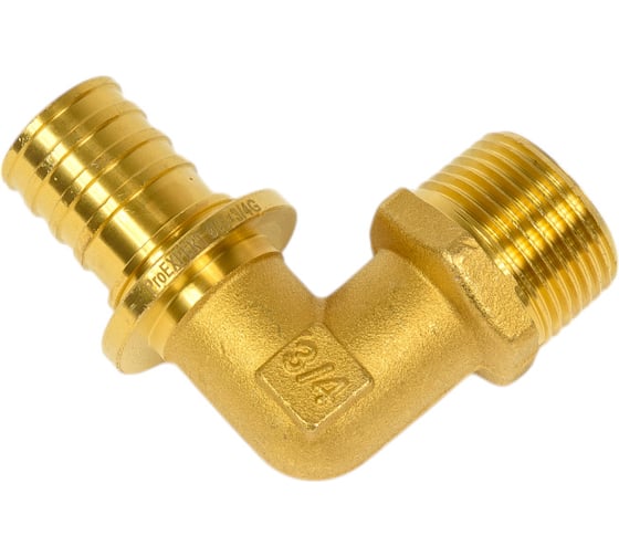 Аксиальный комбинированный уголок PROEXPERT НР 25x3/4" латунь AUK902534R