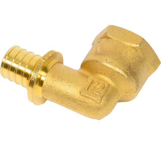 Аксиальный комбинированный уголок PROEXPERT ВР 16x1/2" латунь AUK901612G
