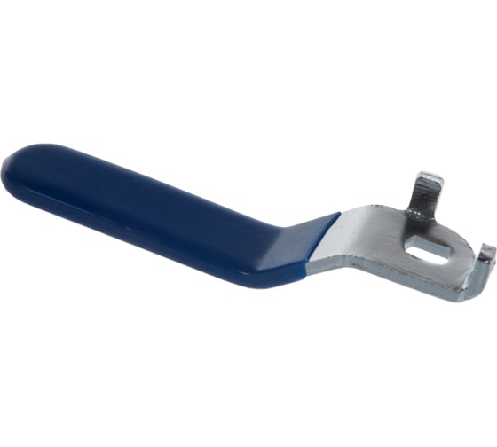 Ручка длинная усиленная для крана MPF 1/2"- 3/4", прорезиненная, синяя ИС.131177