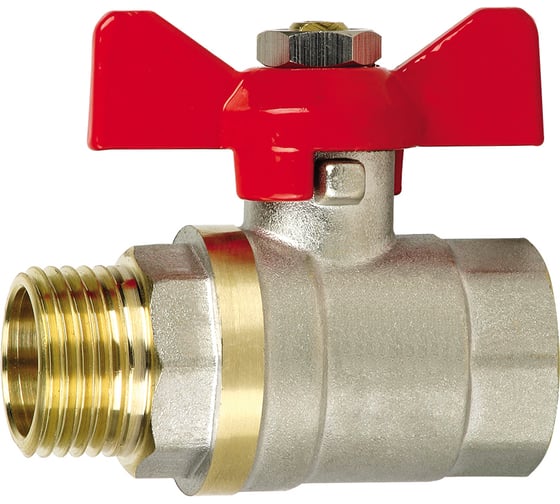 Кран шаровый RVC усиленный 1" в/н бант ИС.080156 1