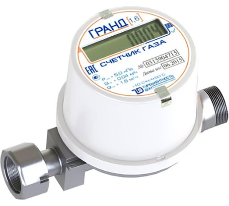 Счетчик газа Гранд 1.6 G 1/2 РОССИЯ 49
