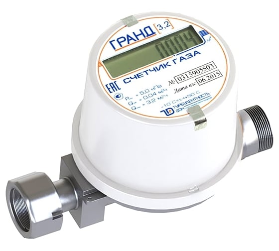 Счетчик газа Гранд 3.2 G 1/2 РОССИЯ 21793