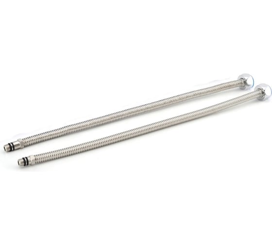 Подводка гибкая для смесителя  (2 шт; 1/ 2"хМ10; 0.8 м; гайка-штуцер) Lavita HF-C800L 1