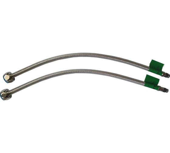 Подводка гибкая для смесителя  (2 шт; 1/ 2"хМ10; 1.2 м; гайка-штуцер) Lavita HF-C1200L