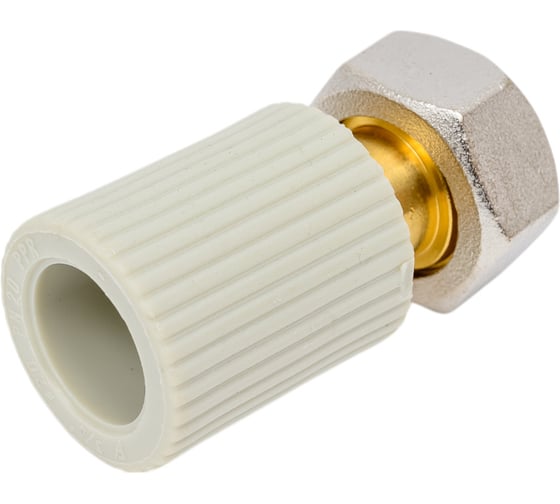 Переходник FV-PLAST ЕВРОКОНУС с накидной гайкой 20x3/4 100 10 A215020K34