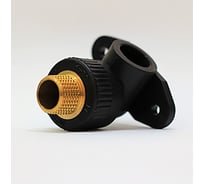 Водорозетка с наружной резьбой Blue Ocean UV-pro Black 20x1/2", черная, с защитой от ультрафиолета PPRF/ET90E-1-UV(Bk)-20х1/2"