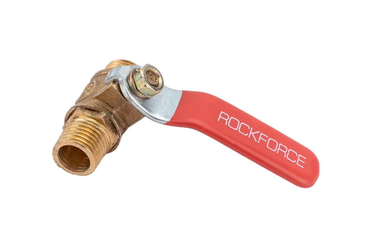 Шаровой кран воздушный ROCKFORCE наружная резьба 1/4х1/4 RF-SP019/1/4 ...