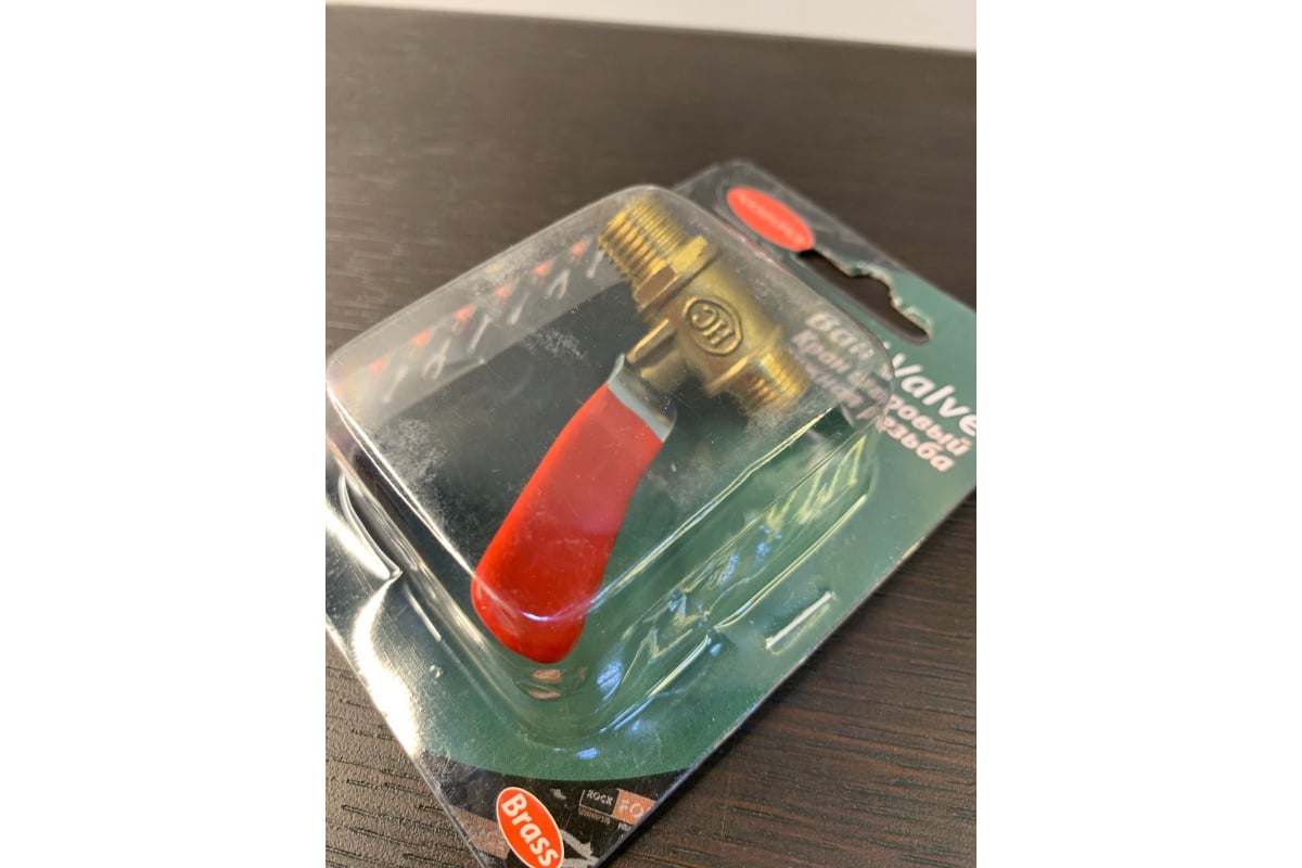 Шаровой кран воздушный ROCKFORCE наружная резьба 1/4х1/4 RF-SP019/1/4 ...