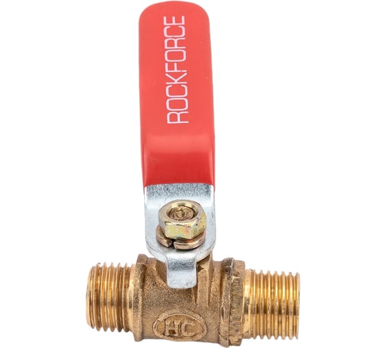 Шаровой кран воздушный ROCKFORCE наружная резьба 1/4х1/4 RF-SP019/1/4(2032)