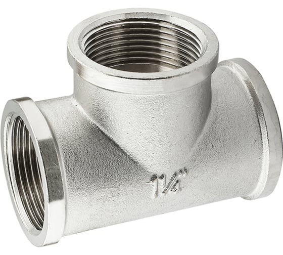 Тройник никелированный PROFACTOR в/в/в 1 1/4" PF TF 157