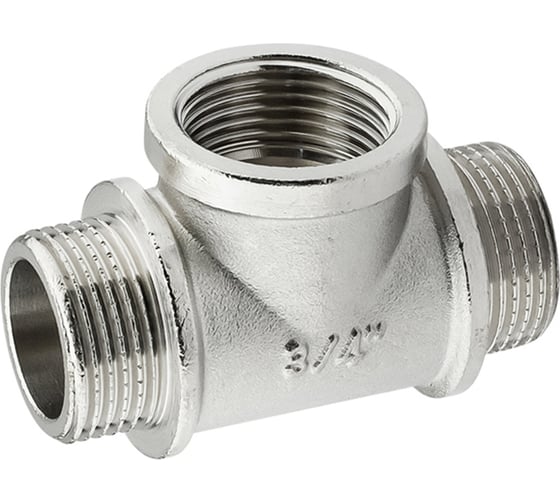 Тройник никелированный PROFACTOR н/в/н 3/4" PF TF 179