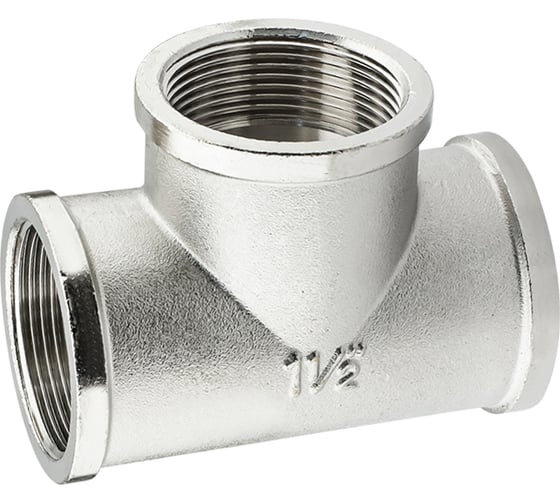 Тройник никелированный PROFACTOR в/в/в 1 1/2" PF TF 158