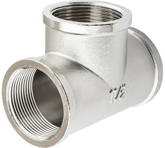 Тройник никелированный PROFACTOR в/в/в 1 1/2" PF TF 158
