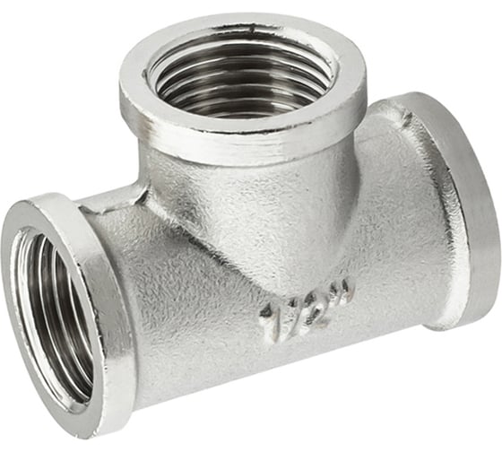 Тройник никелированный PROFACTOR в/в/в 1/2" PF TF 151