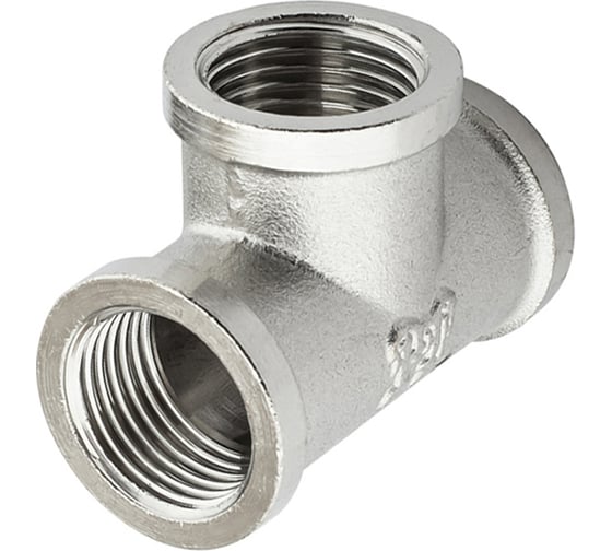 Тройник никелированный PROFACTOR в/в/в 1/2" PF TF 151