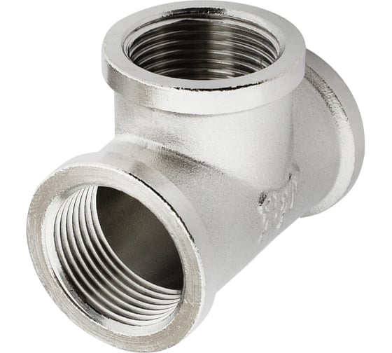 Тройник никелированный PROFACTOR в/в/в 3/4" PF TF 153