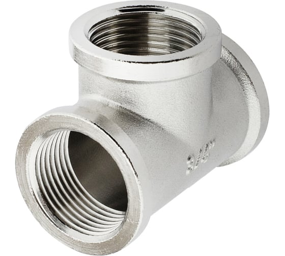 Тройник никелированный PROFACTOR в/в/в 3/4" PF TF 153