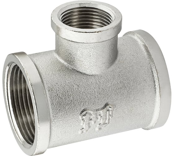 Тройник никелированный PROFACTOR 1 1/4" x 3/4" x 1 1/4" PF TF 161 1
