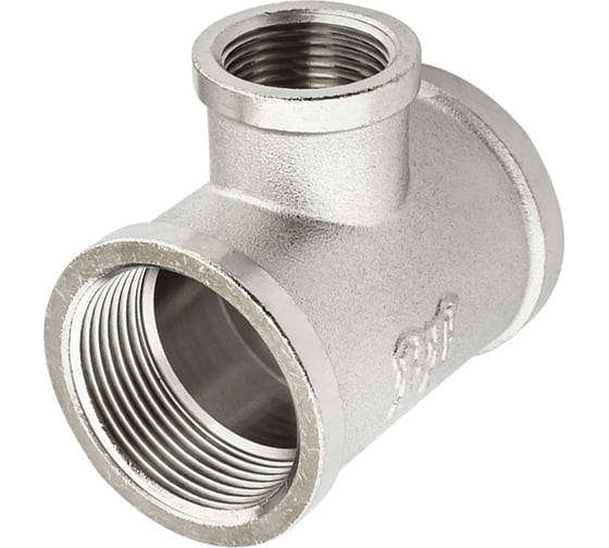 Тройник никелированный PROFACTOR 1 1/4" x 3/4" x 1 1/4" PF TF 161