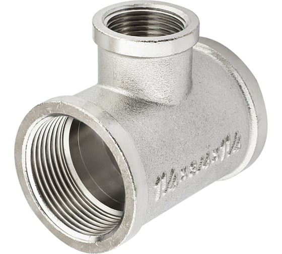 Тройник никелированный PROFACTOR 1 1/4" x 3/4" x 1 1/4" PF TF 161