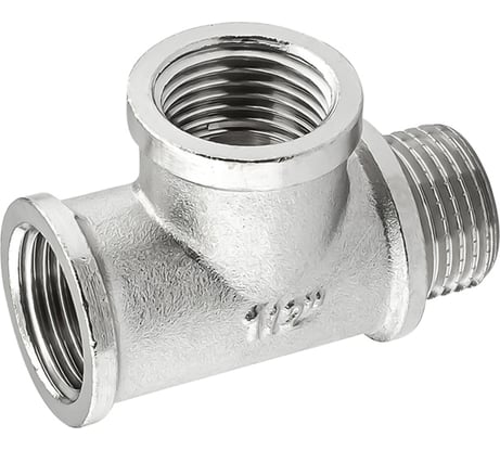 Тройник никелированный PROFACTOR в/в/н 1/2" PF TF 176